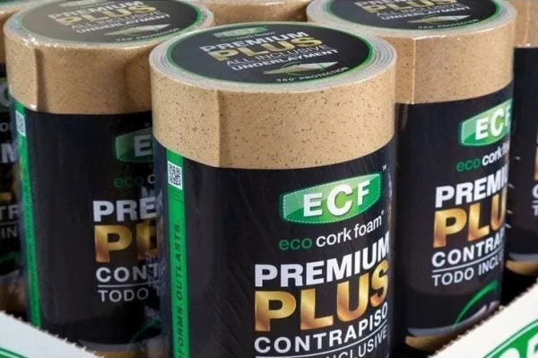 Eco cork foam packaged rolls