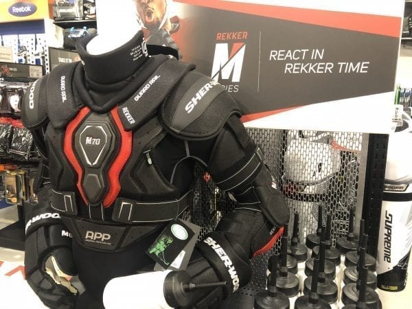 Sher-Wood hockey equipment with Ultra-Fresh