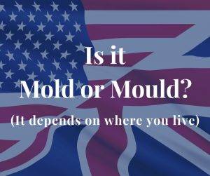Mold or Mould? It depends on where you live.