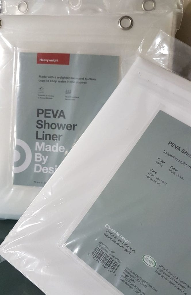 how to get rid of pink mold on shower curtain