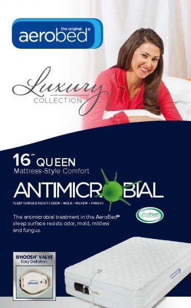 aerobed with Ultra-Fresh antimicrobial technology