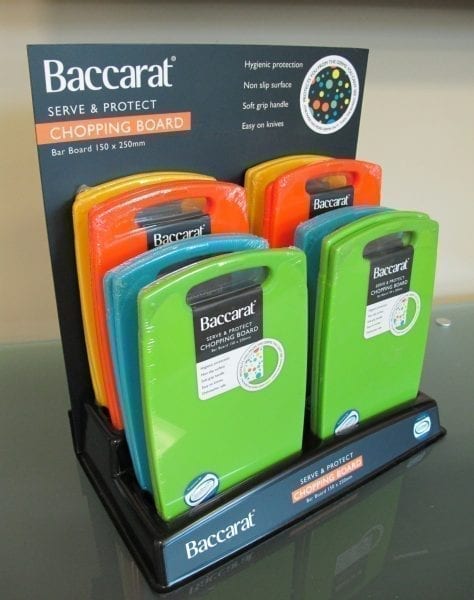 cutting boards with antimicrobial treatment